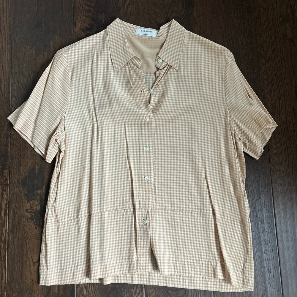 Babaton Wayne Shirt Women’s Size Small Button Up Aritiza - Picture 3 of 7